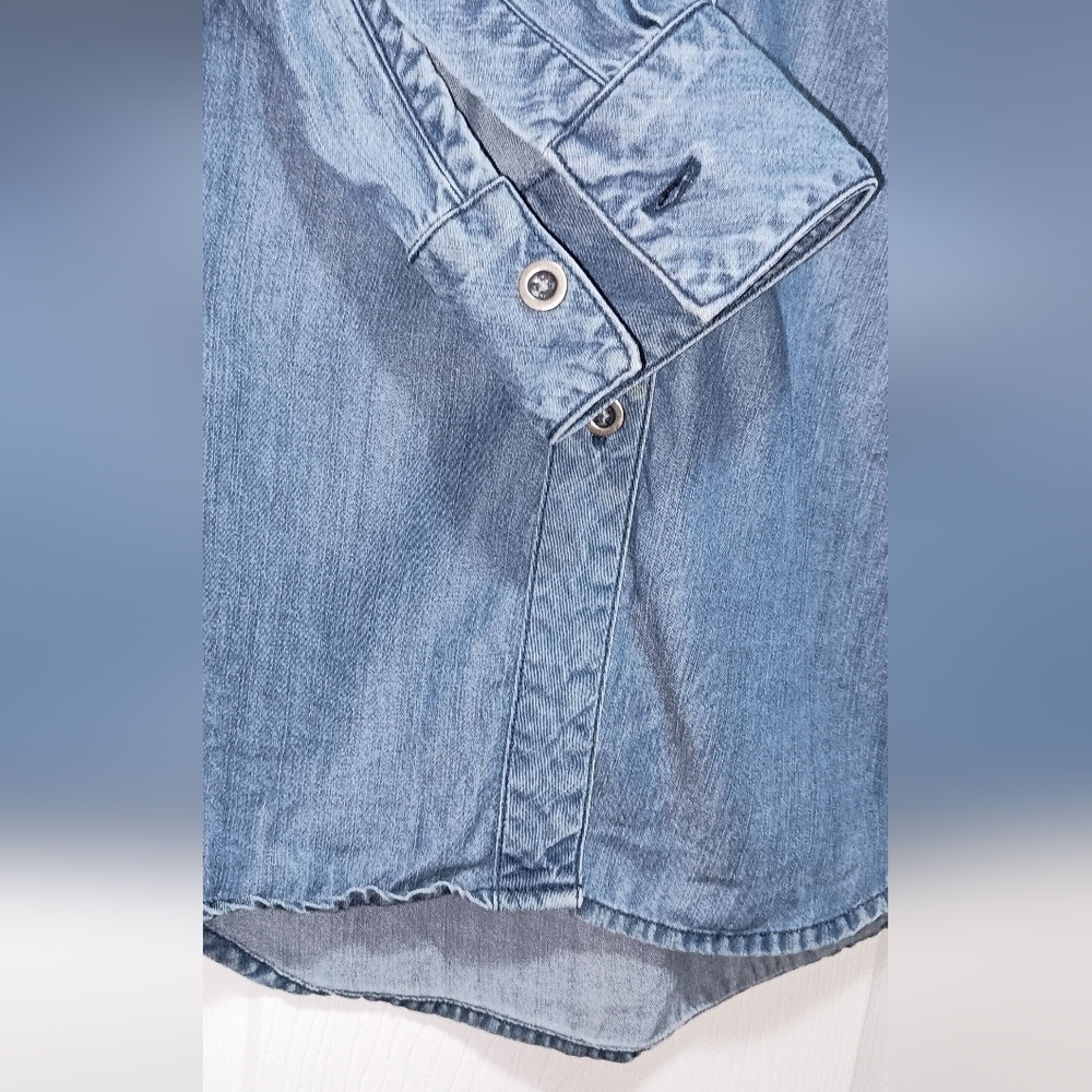 Rails Carter Patchwork Long Sleeve Button Down To… - image 7